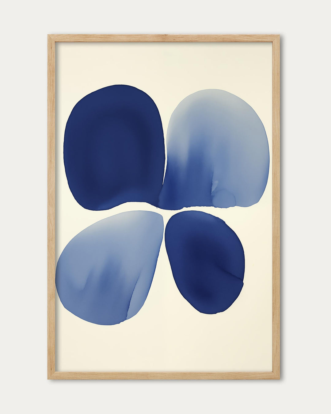 Organic Blue Art Print