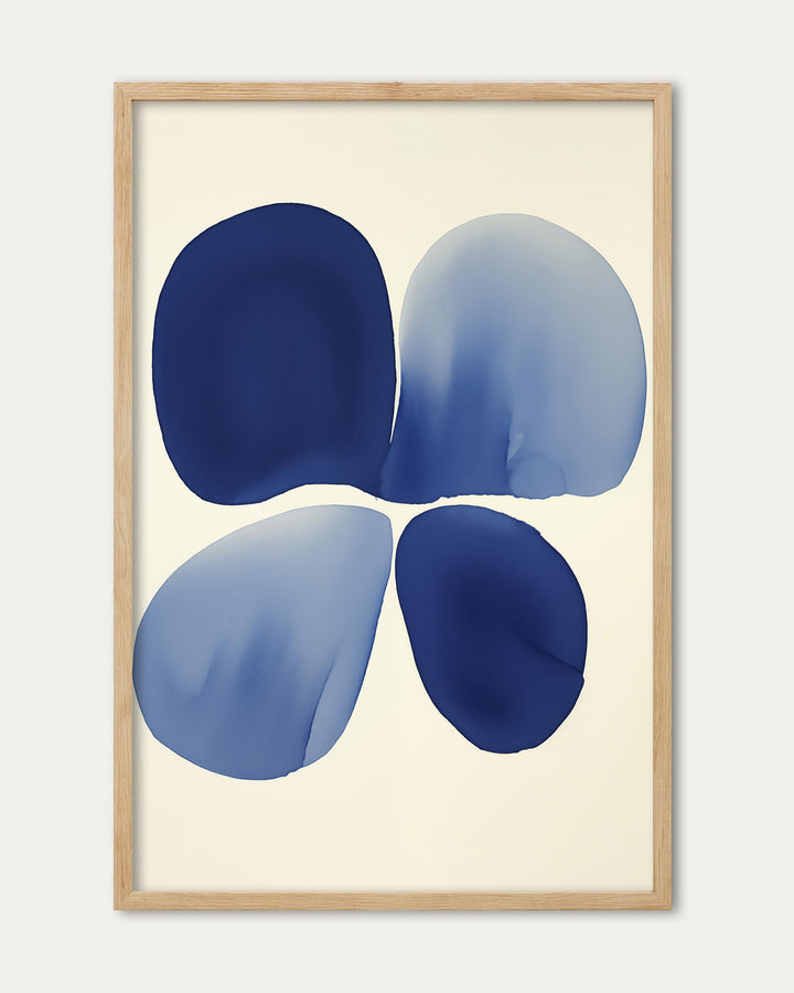 Organic Blue Art Print