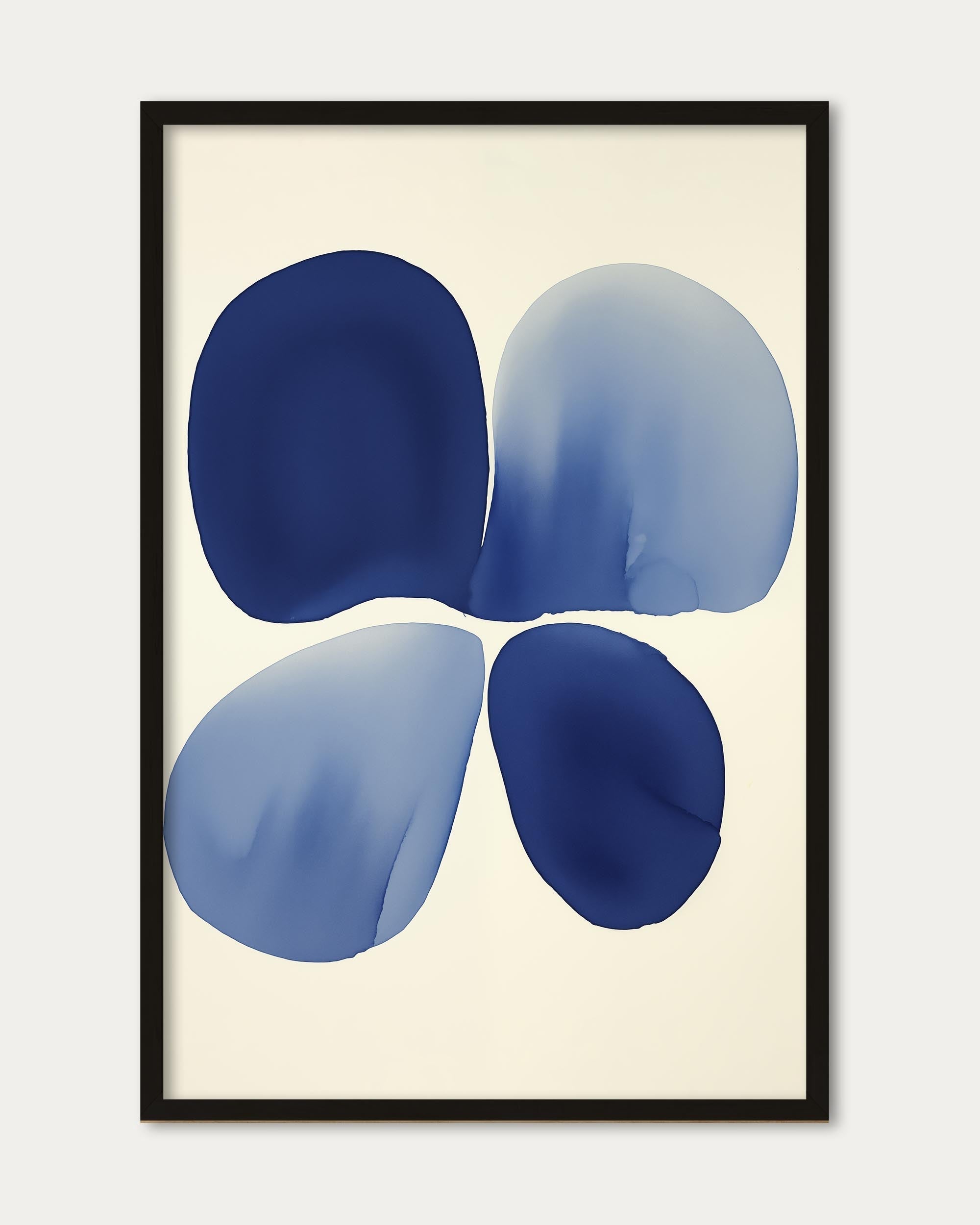 Organic Blue Art Print