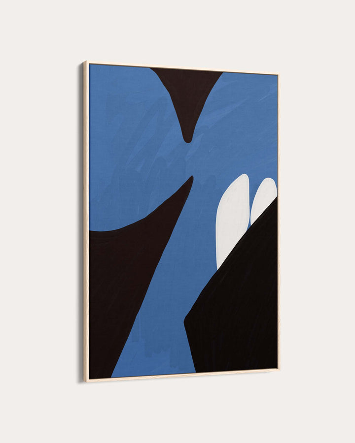 Blue On Black Wall Art
