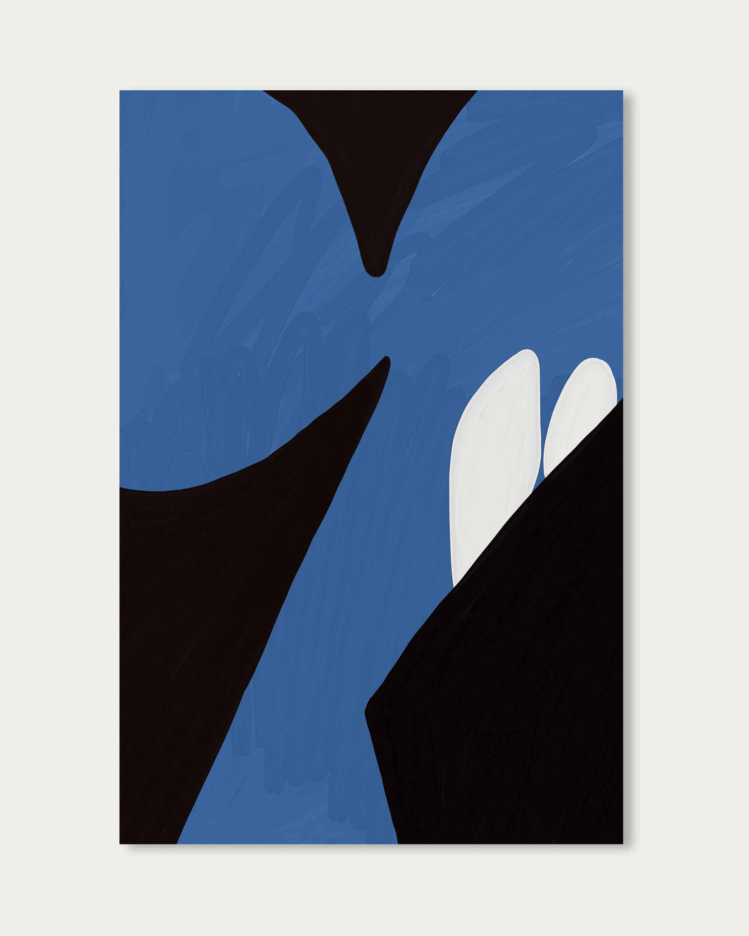 Blue On Black Wall Art