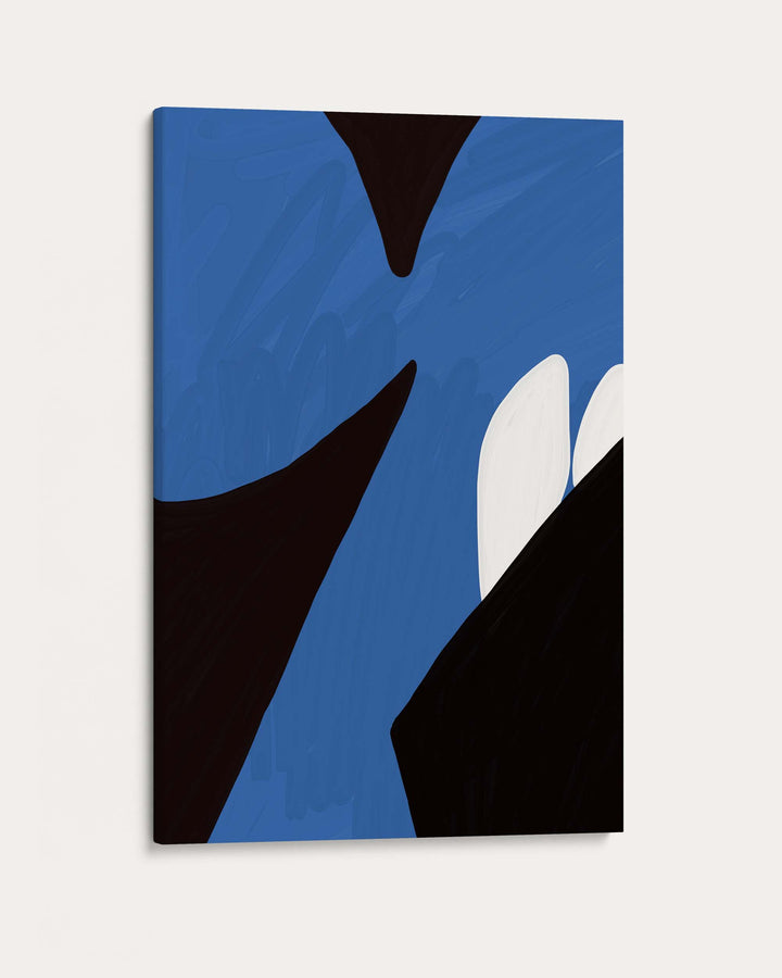 Blue On Black Wall Art
