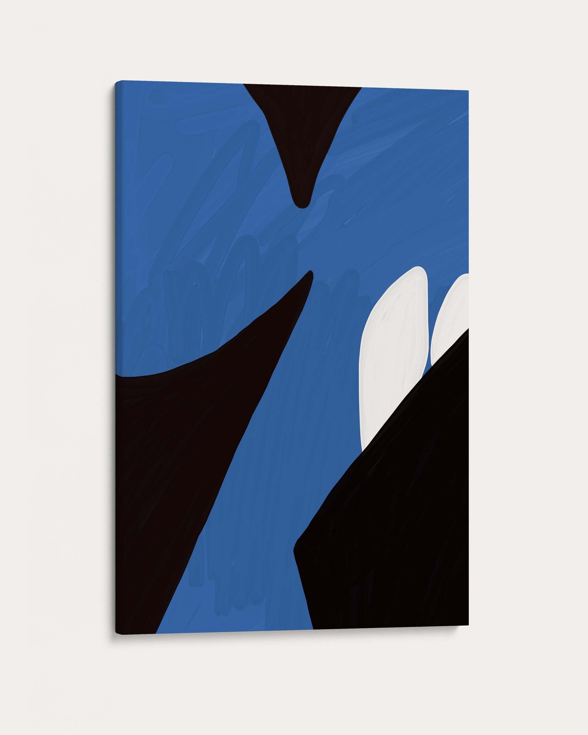 Blue On Black Wall Art