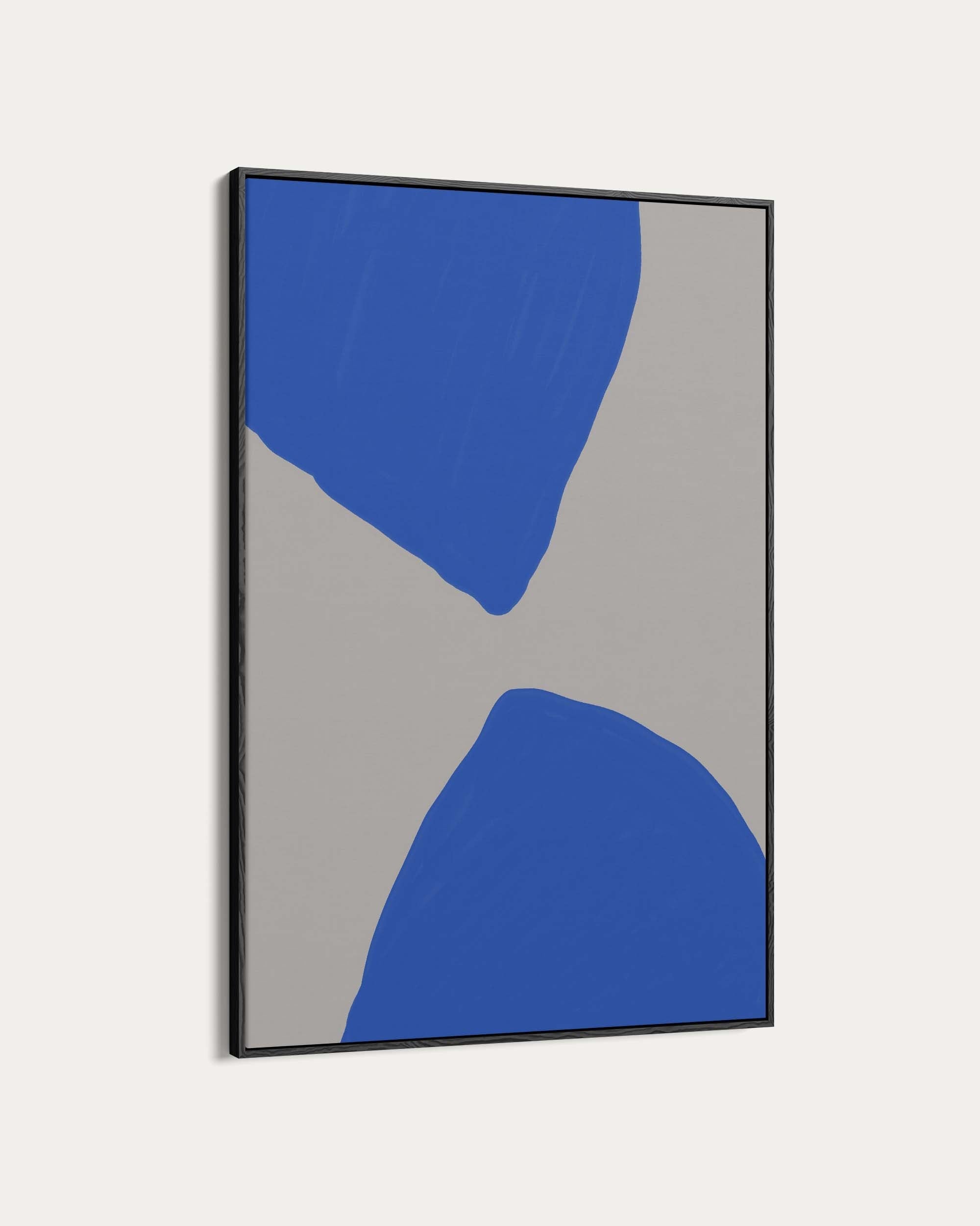 Blue Shapes Wall Art Print
