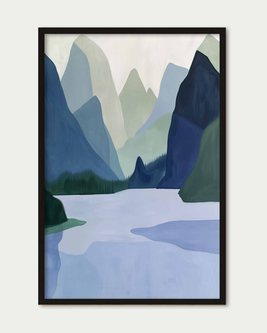 The Lake Wall Art Print