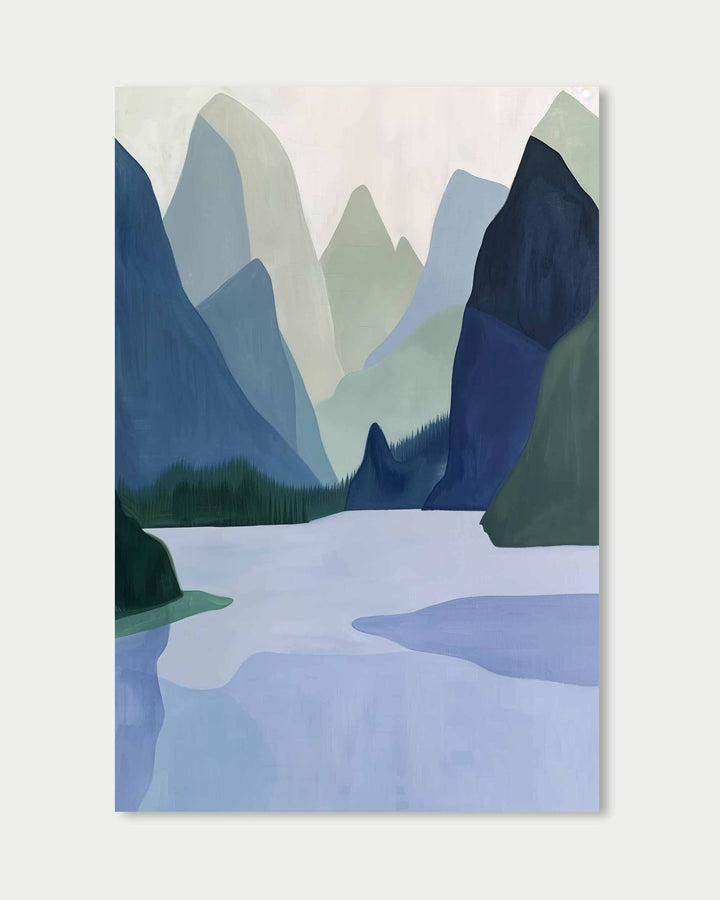 The Lake Wall Art Print