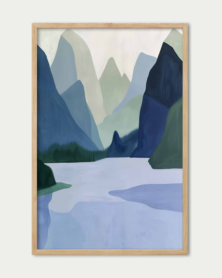 The Lake Wall Art Print