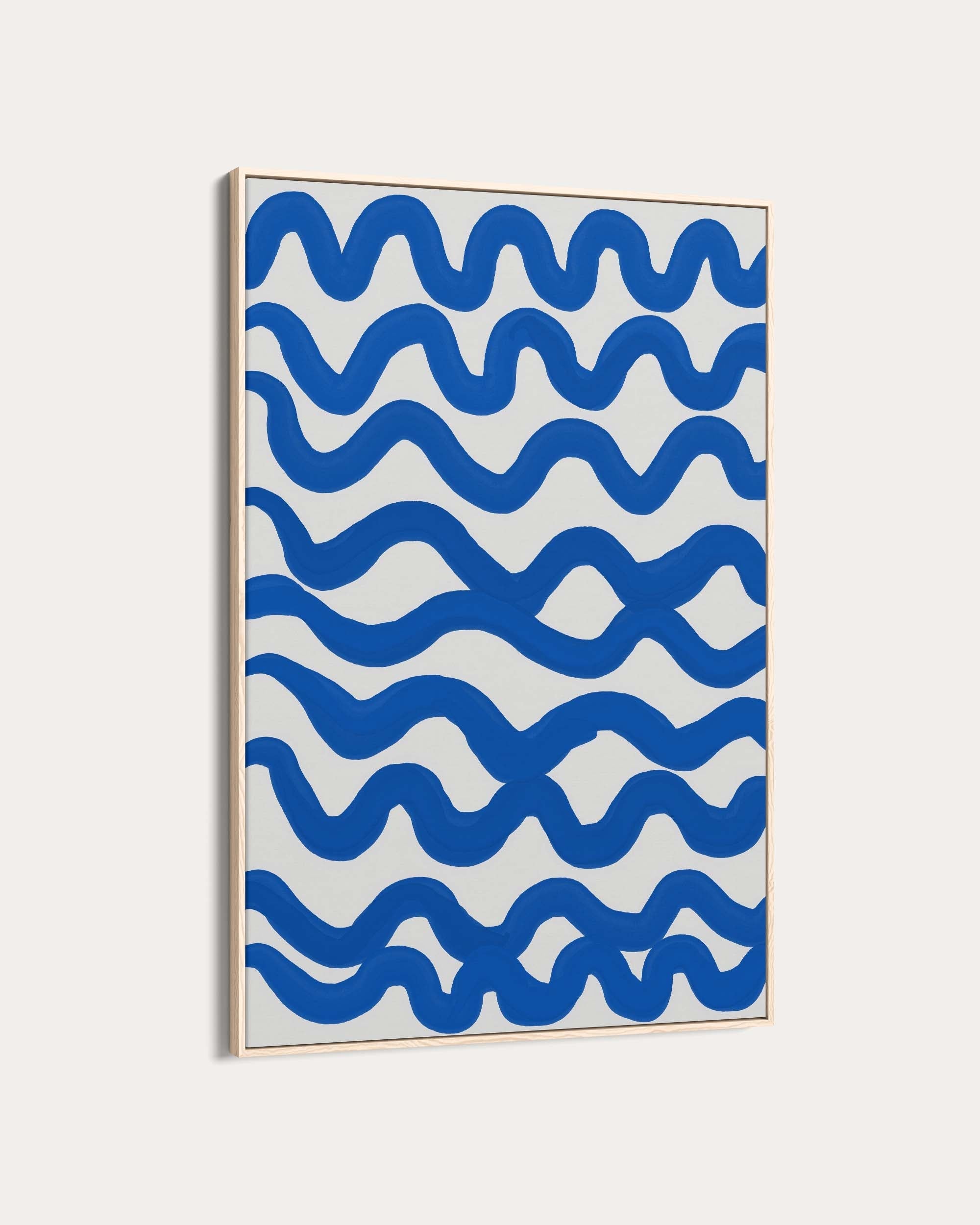 Blue Waves Art Print