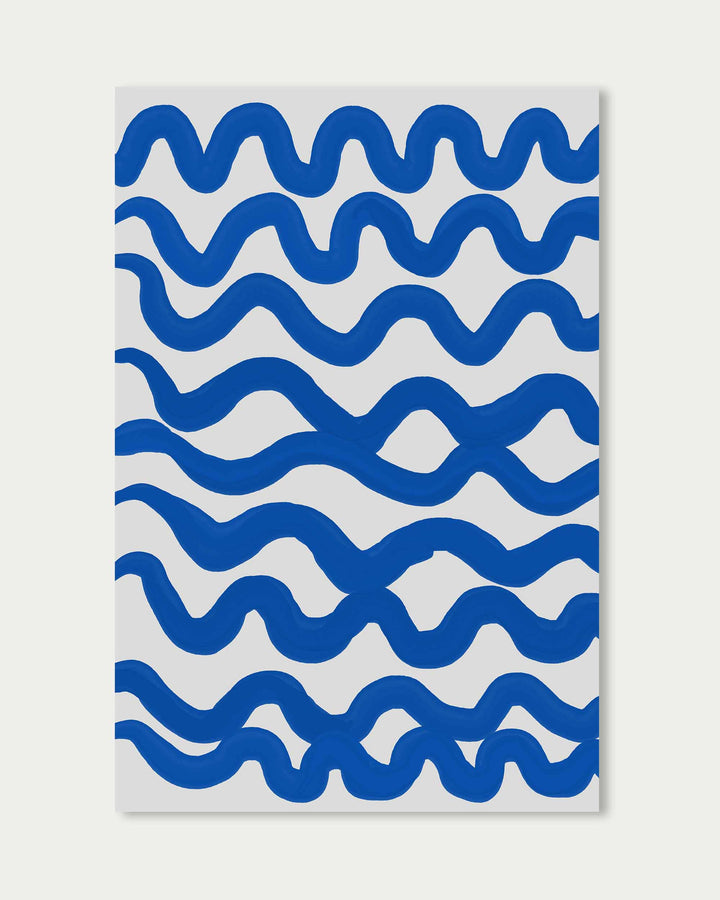 Blue Waves Art
