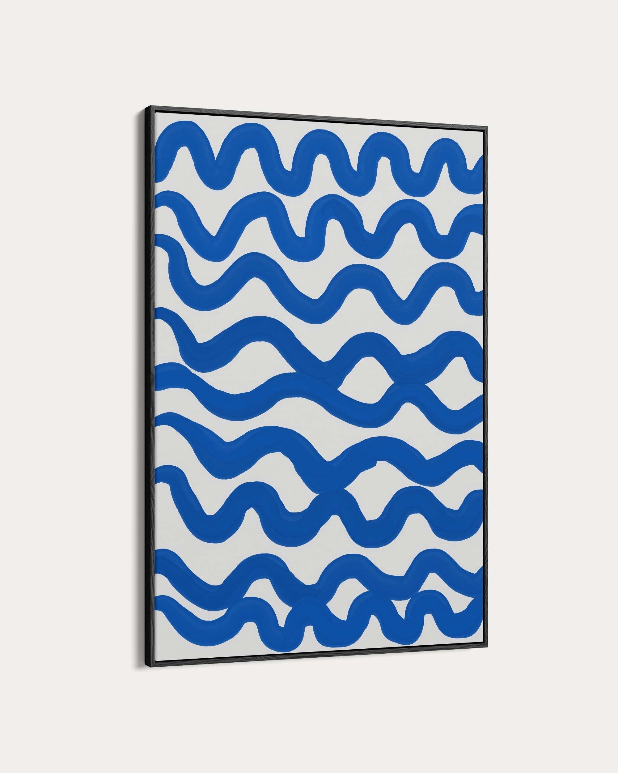 Blue Waves Art Print