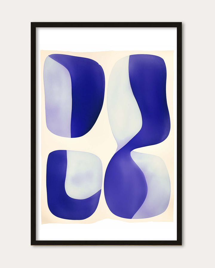 Organic Blue II Art Print
