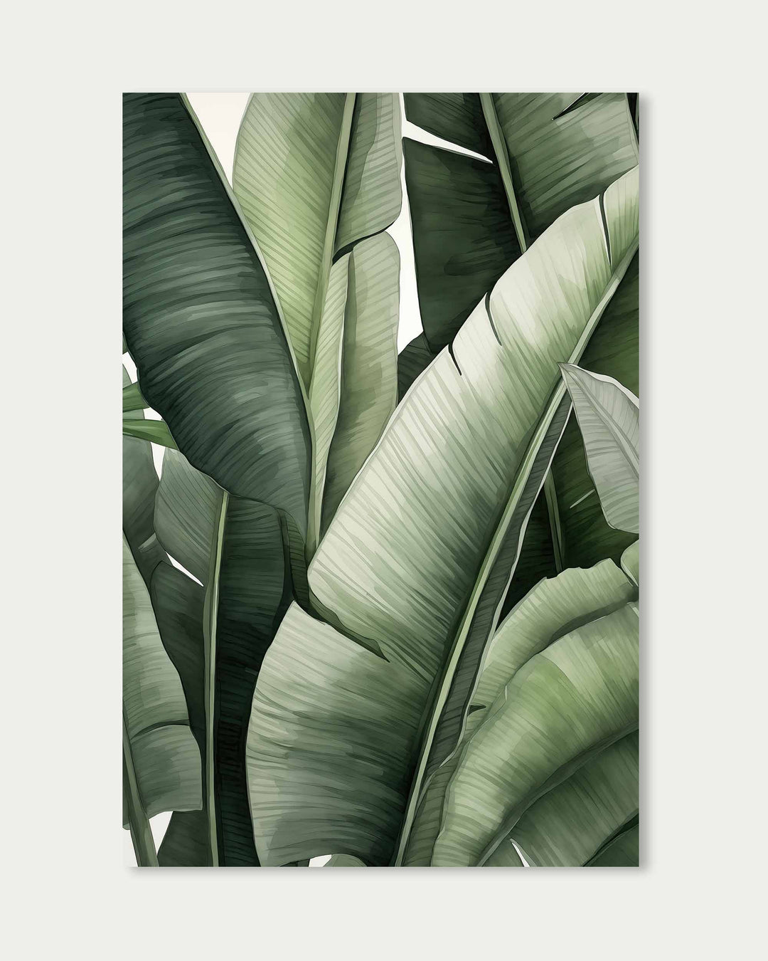 Banana Leaf Art Print