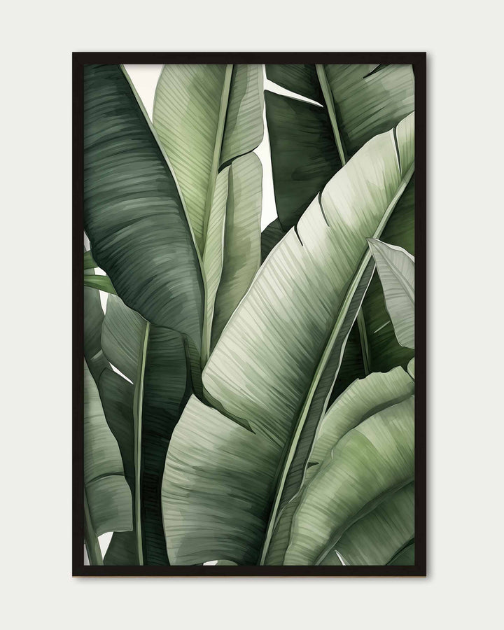 Banana Leaf Art Print