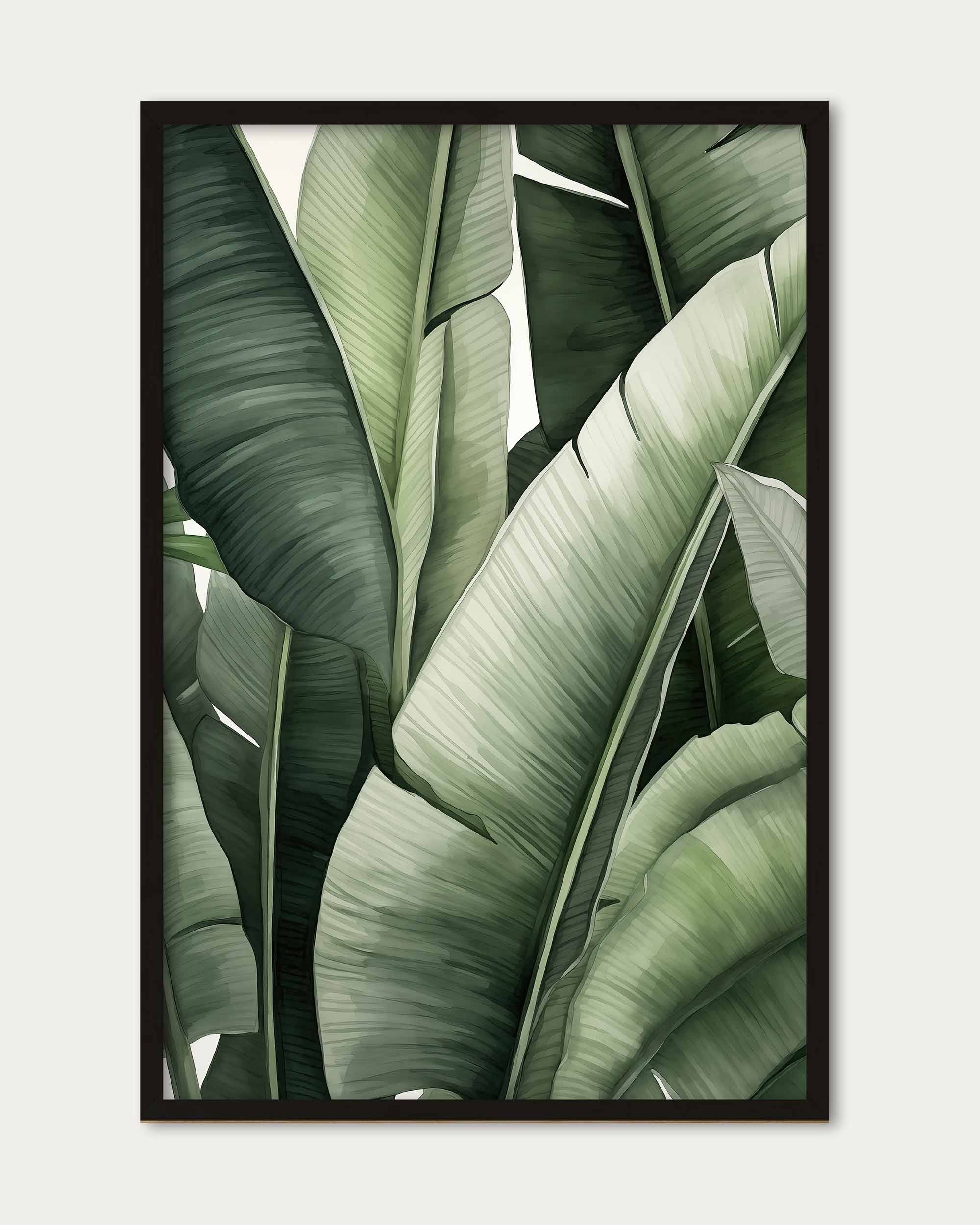 Banana Leaf Art Print