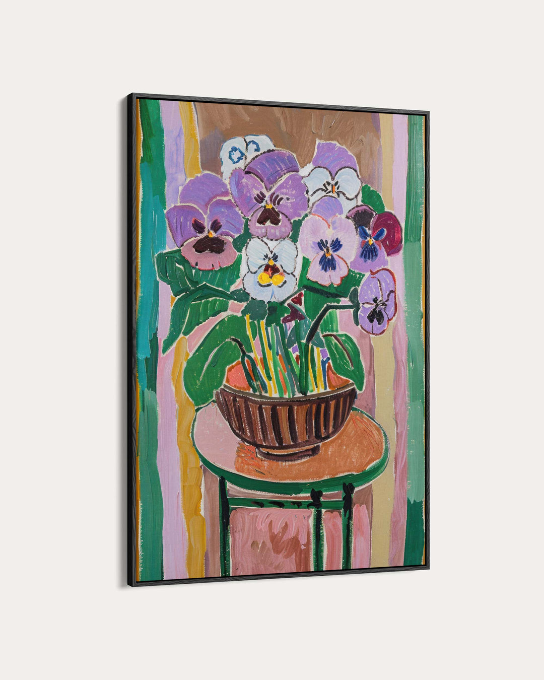 Vintage Flowers Sketch Wall Art