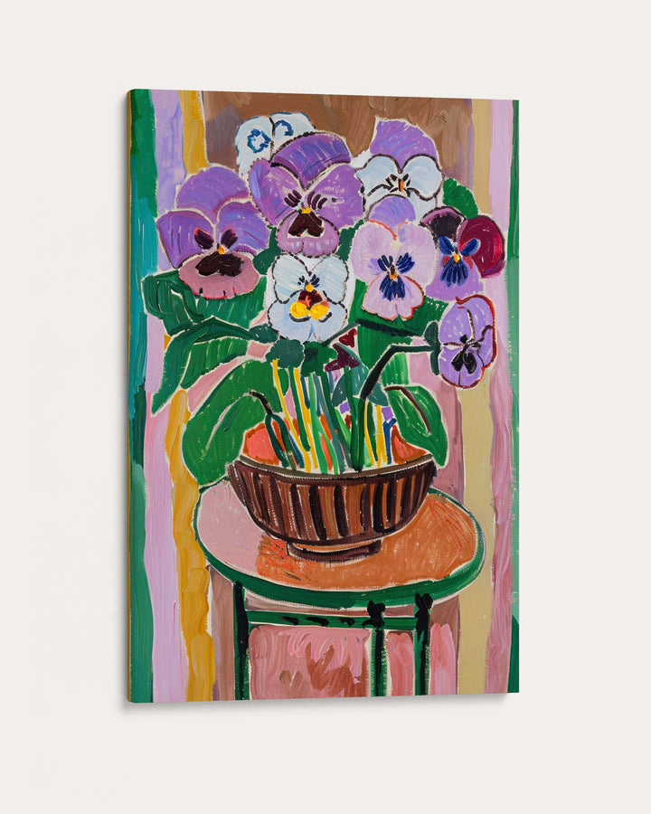 Vintage Flowers Sketch Wall Art