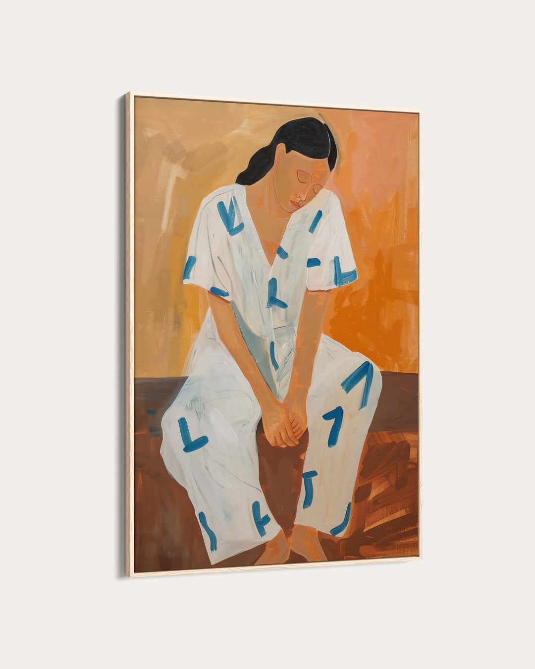 Going To Bed Wall Art Print