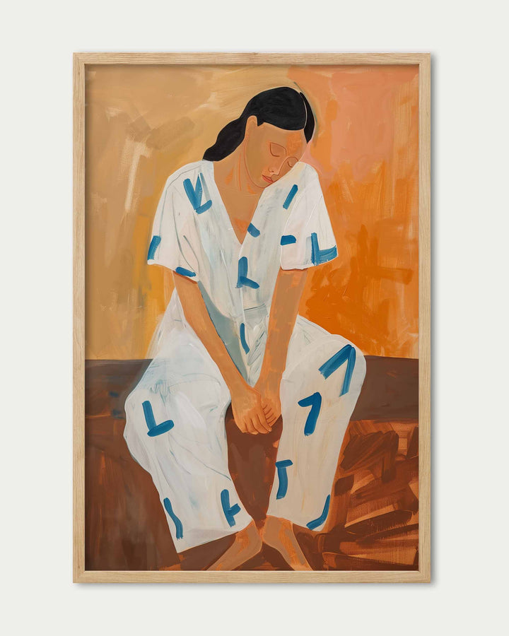 Going To Bed Wall Art Print