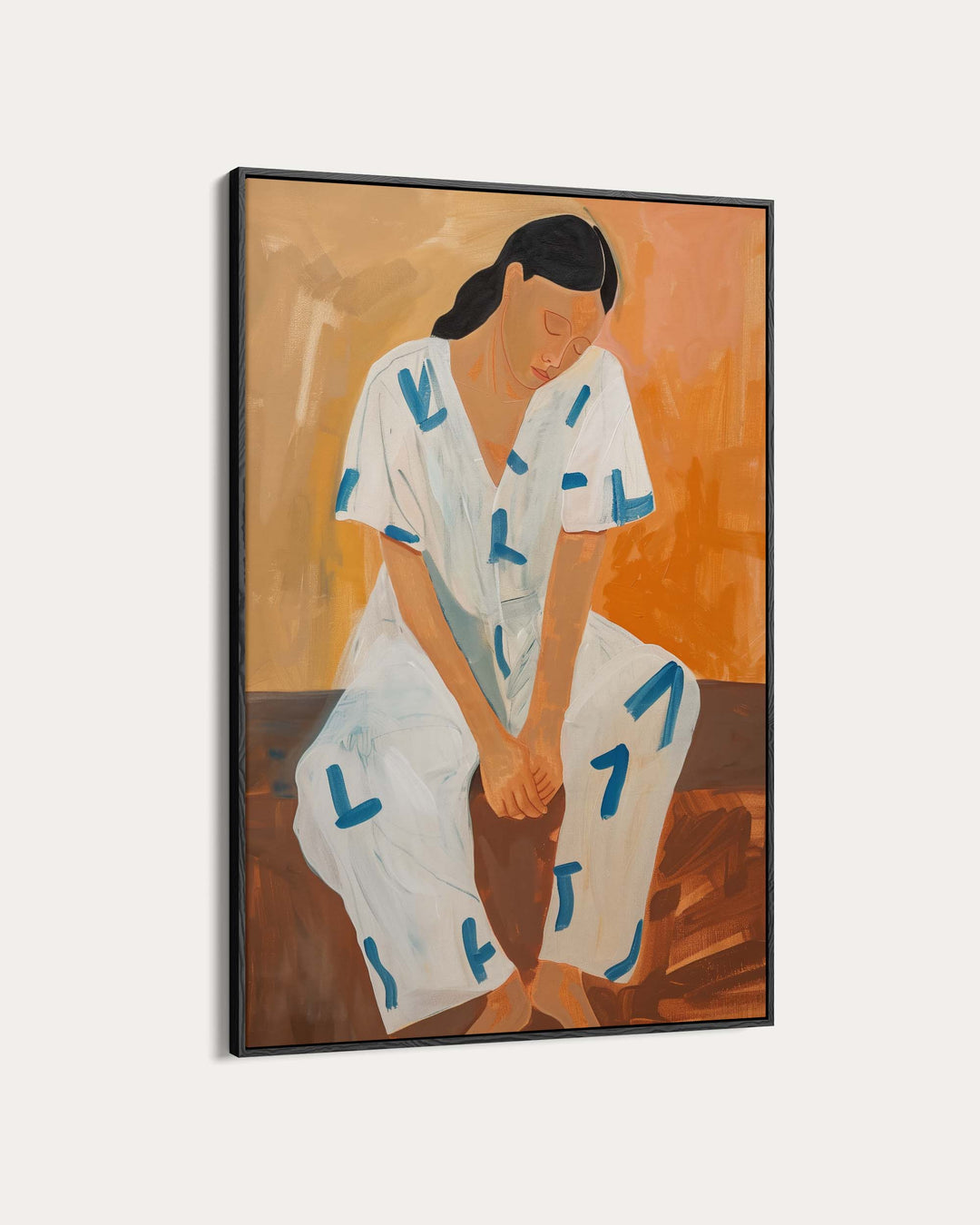 Going To Bed Wall Art Print