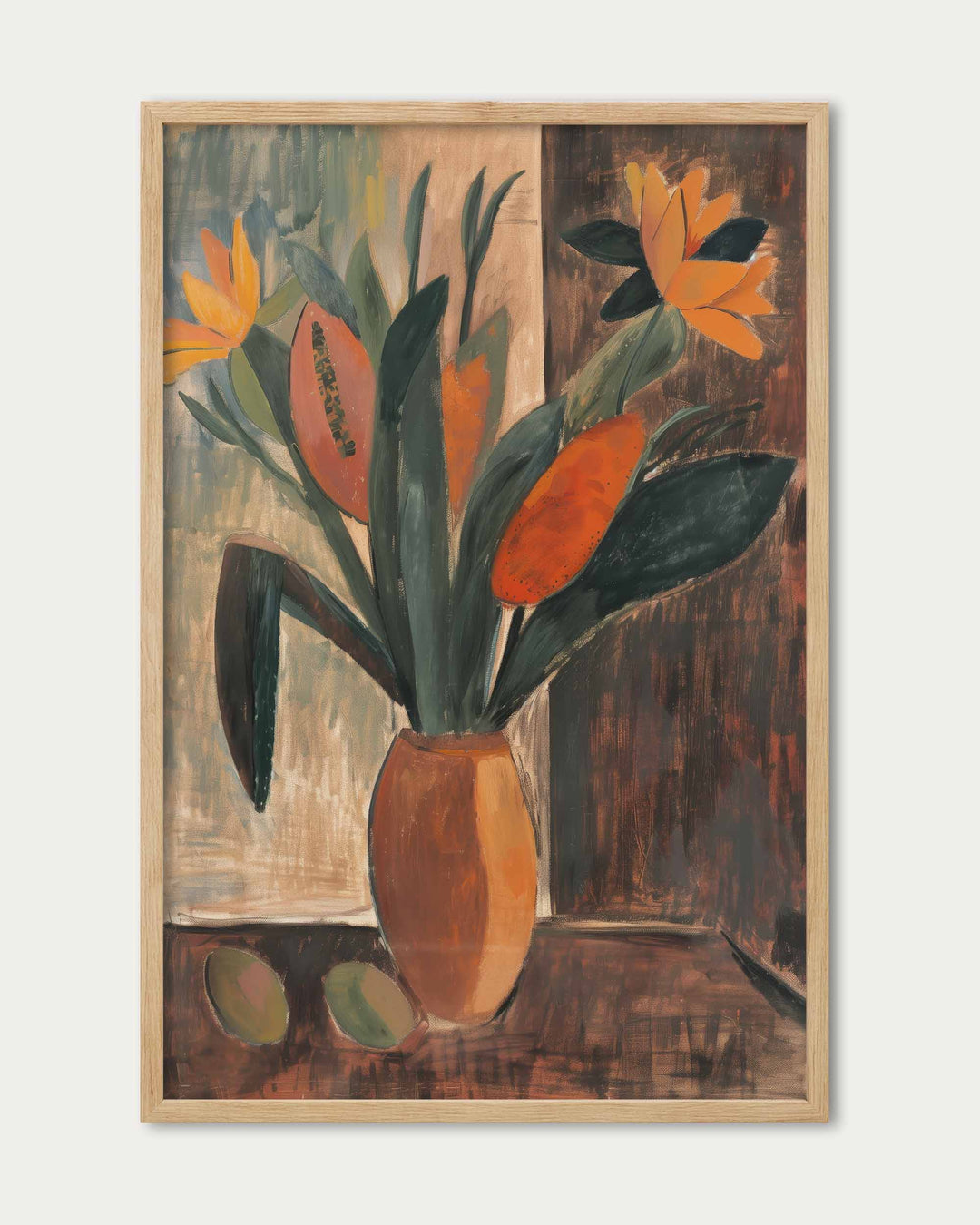Flowers In Vase Wall Art Print