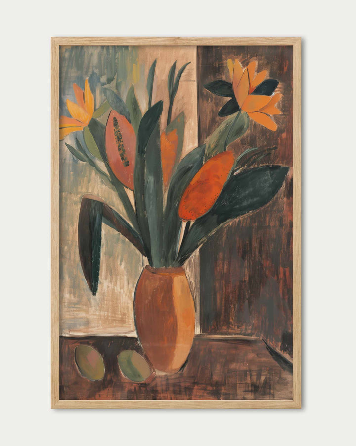 Flowers In Vase Wall Art Print