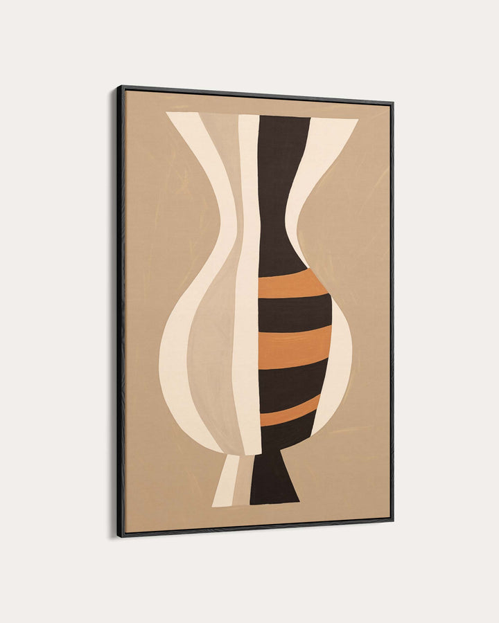 Stripes On Clay Art Print