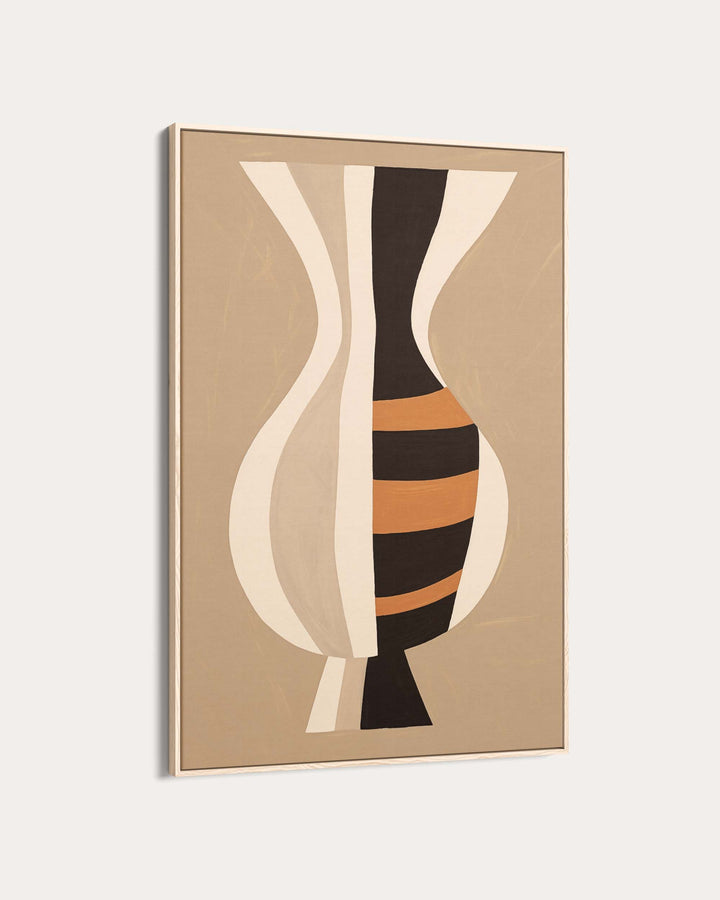 Stripes On Clay Art Print