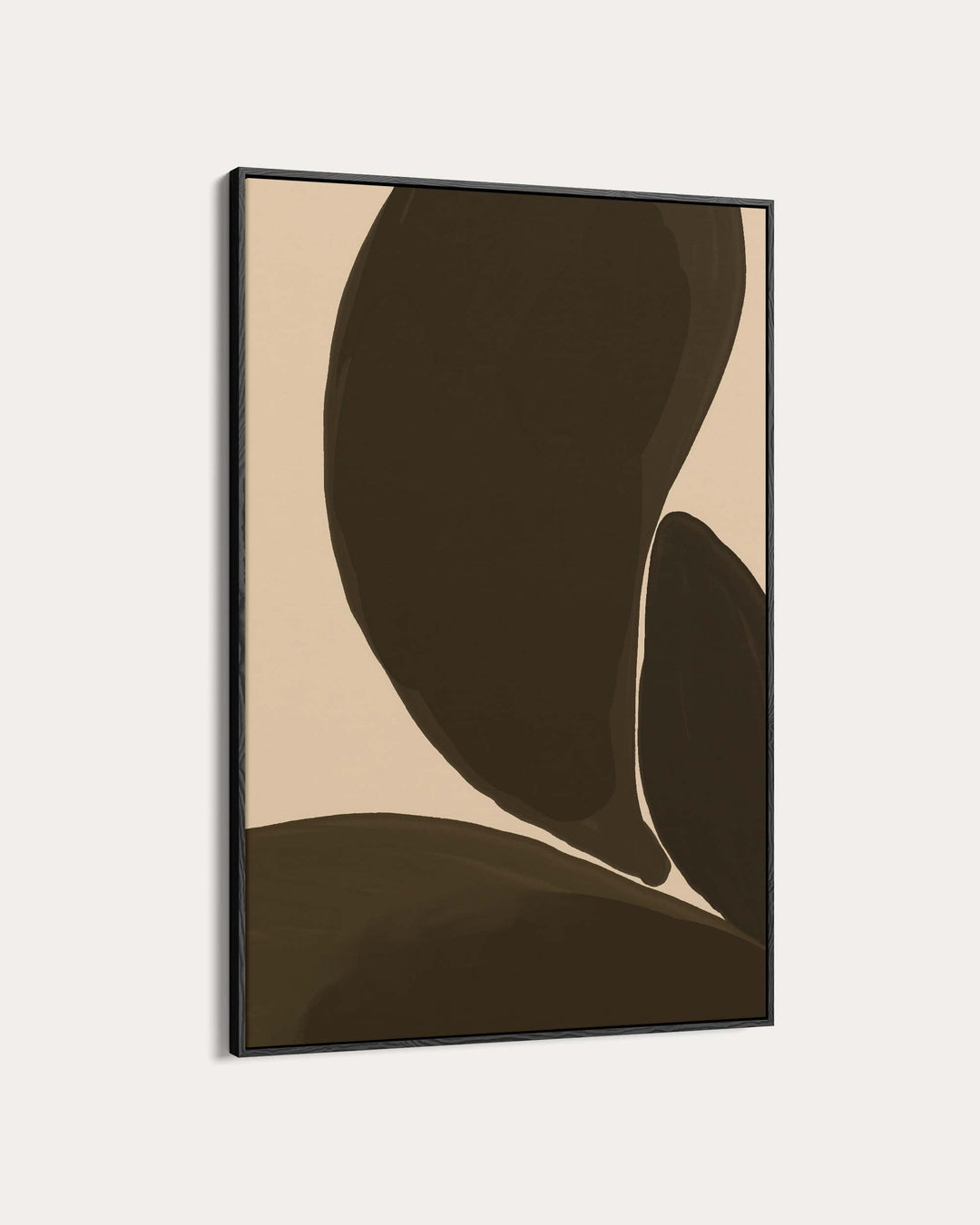 Monochrome Organic Shapes Wall Art