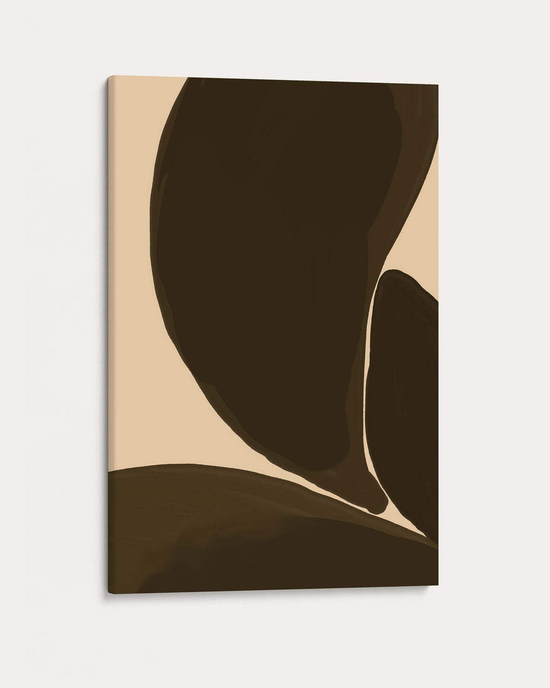 Monochrome Organic Shapes Wall Art