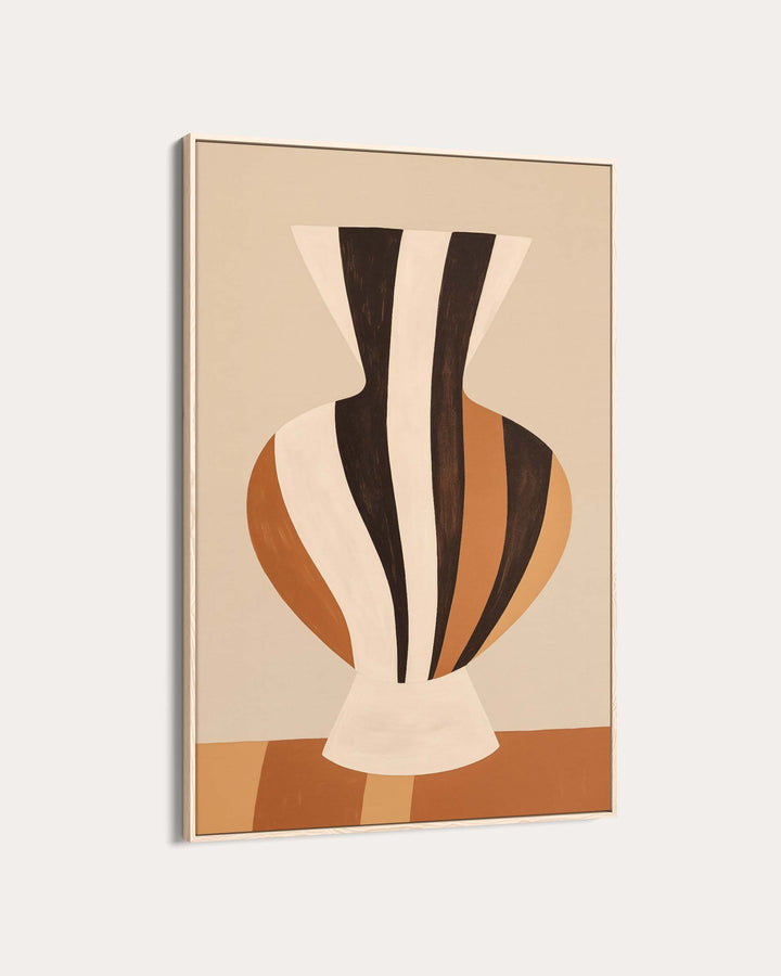 Stripes On Clay II Art Print