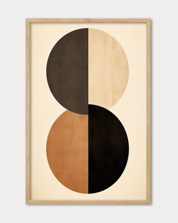 Retro Geometries V Art Print