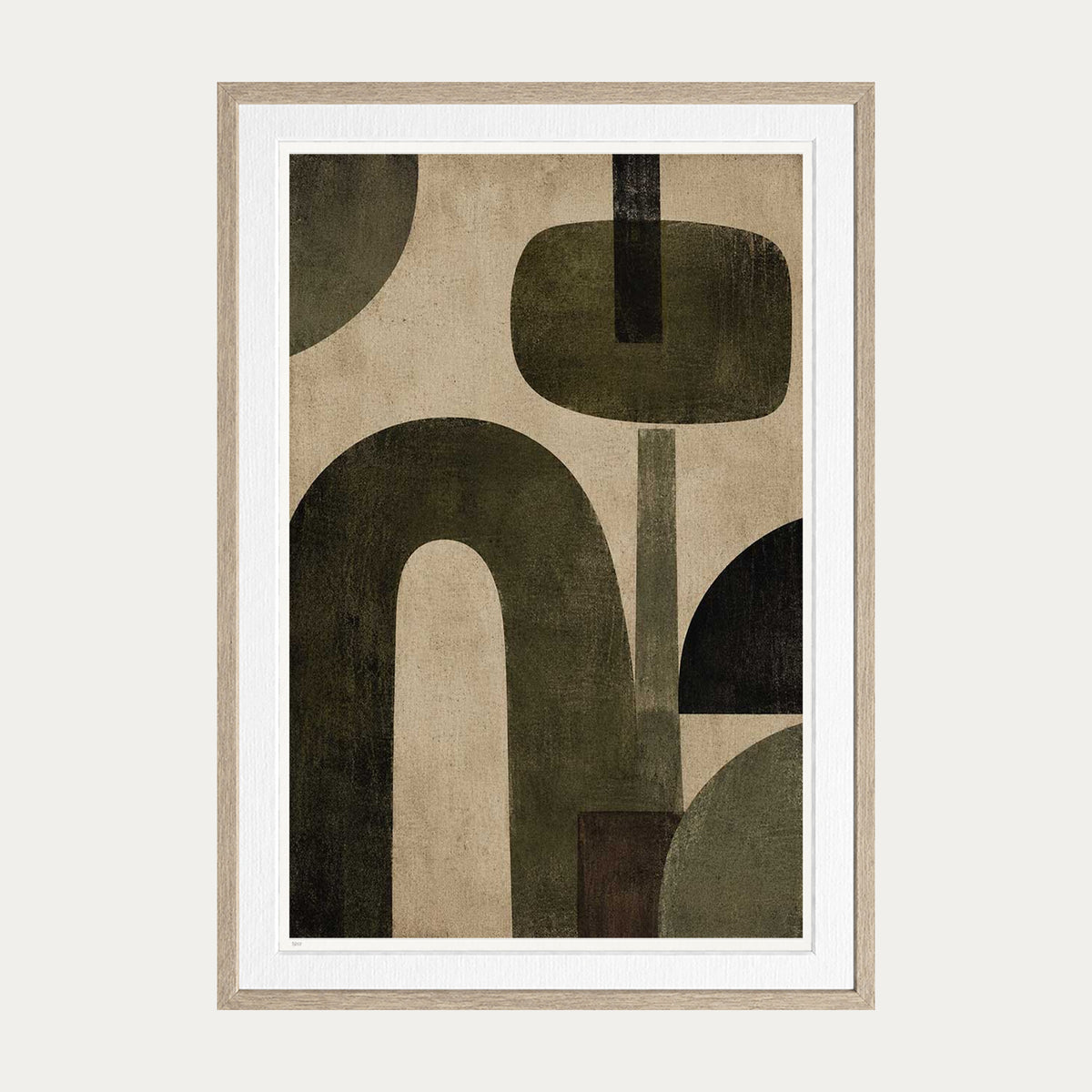 Building Blocks II | Limited Edition Print — Oak Frame