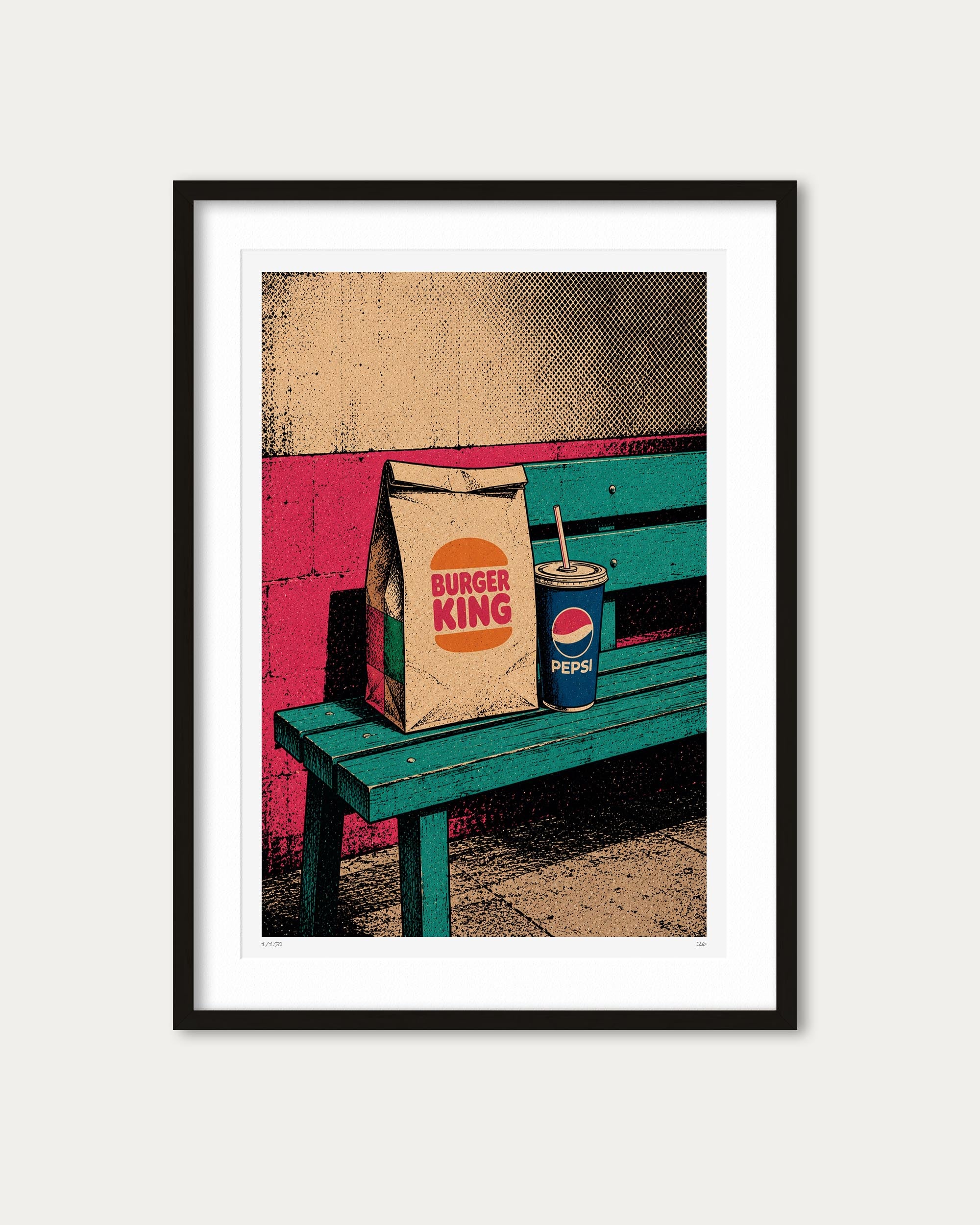 Dinner For One Burger King | Limited Edition Print