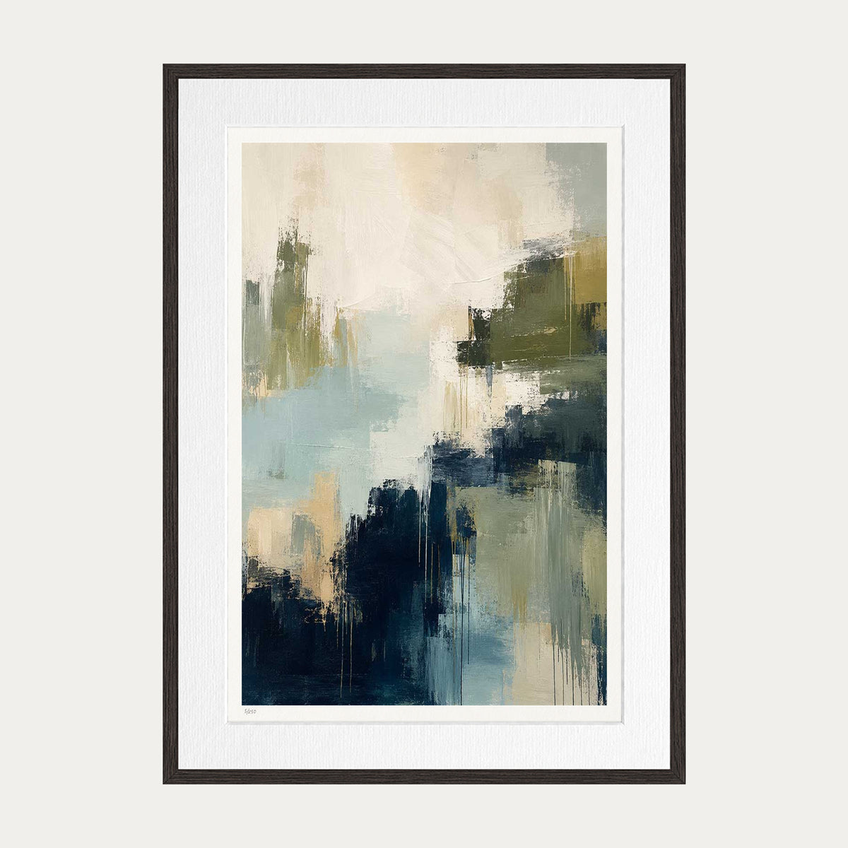 Cascade | Limited Edition Print — Brown Frame
