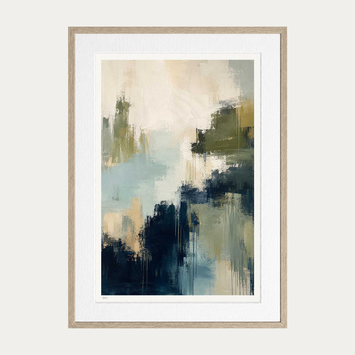 Cascade | Limited Edition Print — Oak Frame