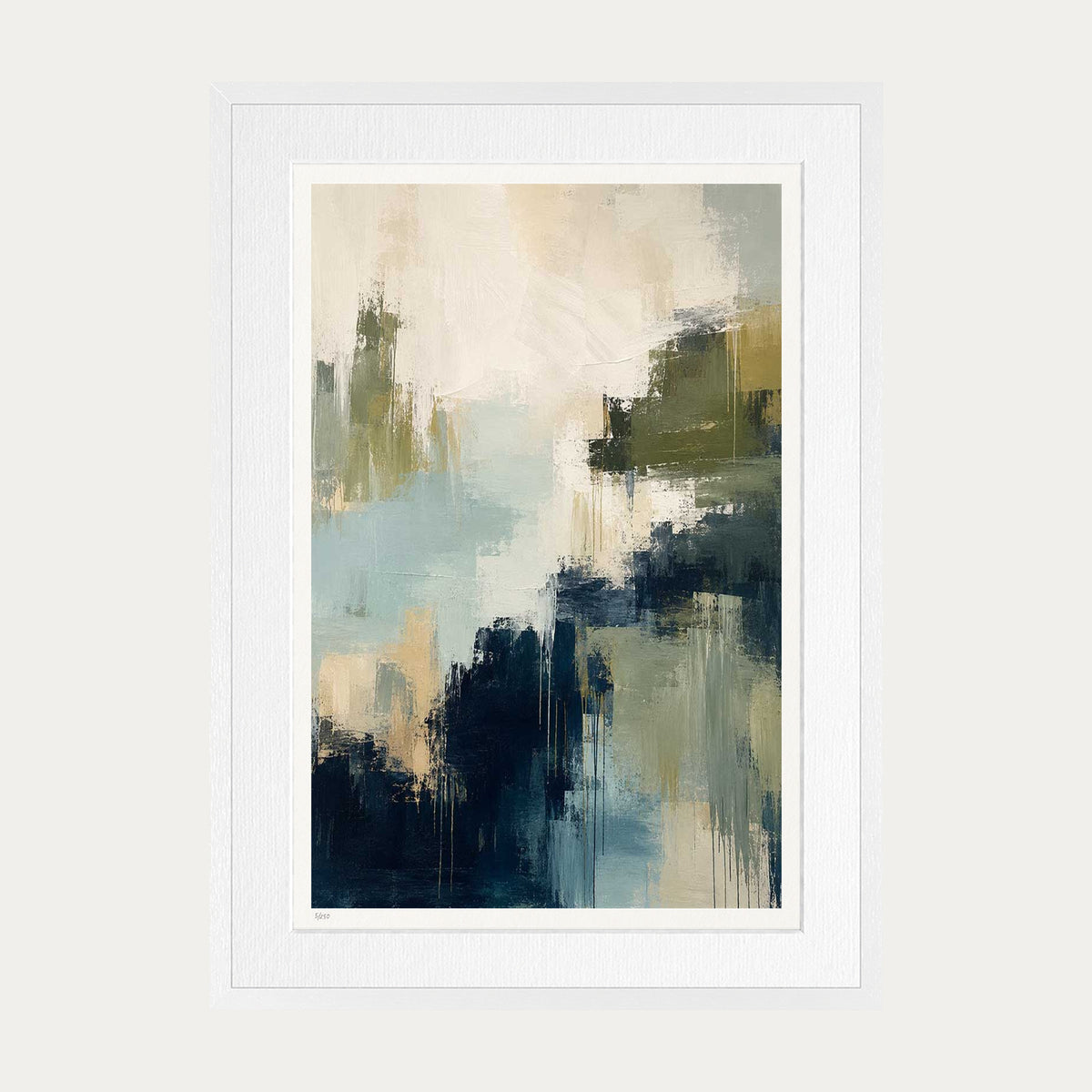 Cascade | Limited Edition Print — White Frame