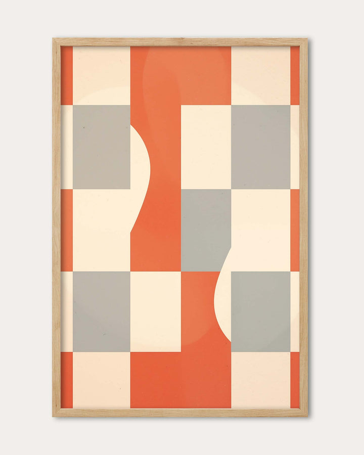 Checkers Art Print