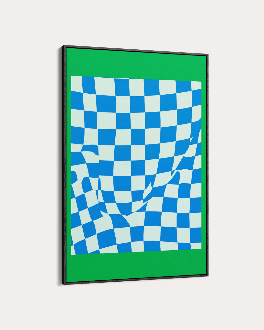 Checkmate Green Art Print