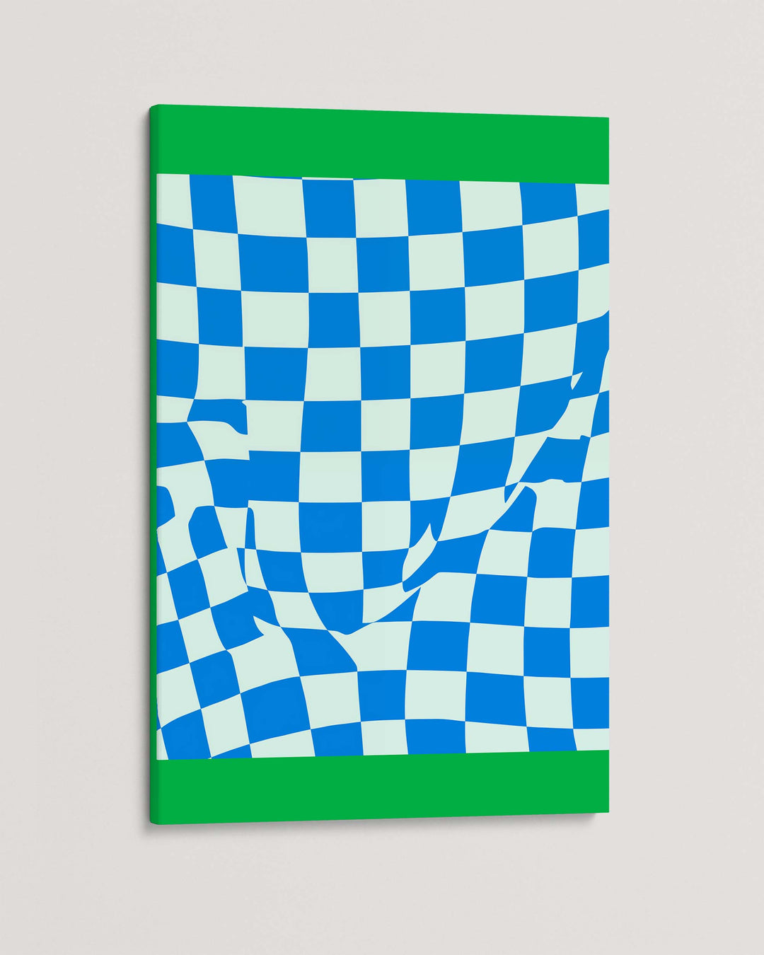 Checkmate Green Art Print