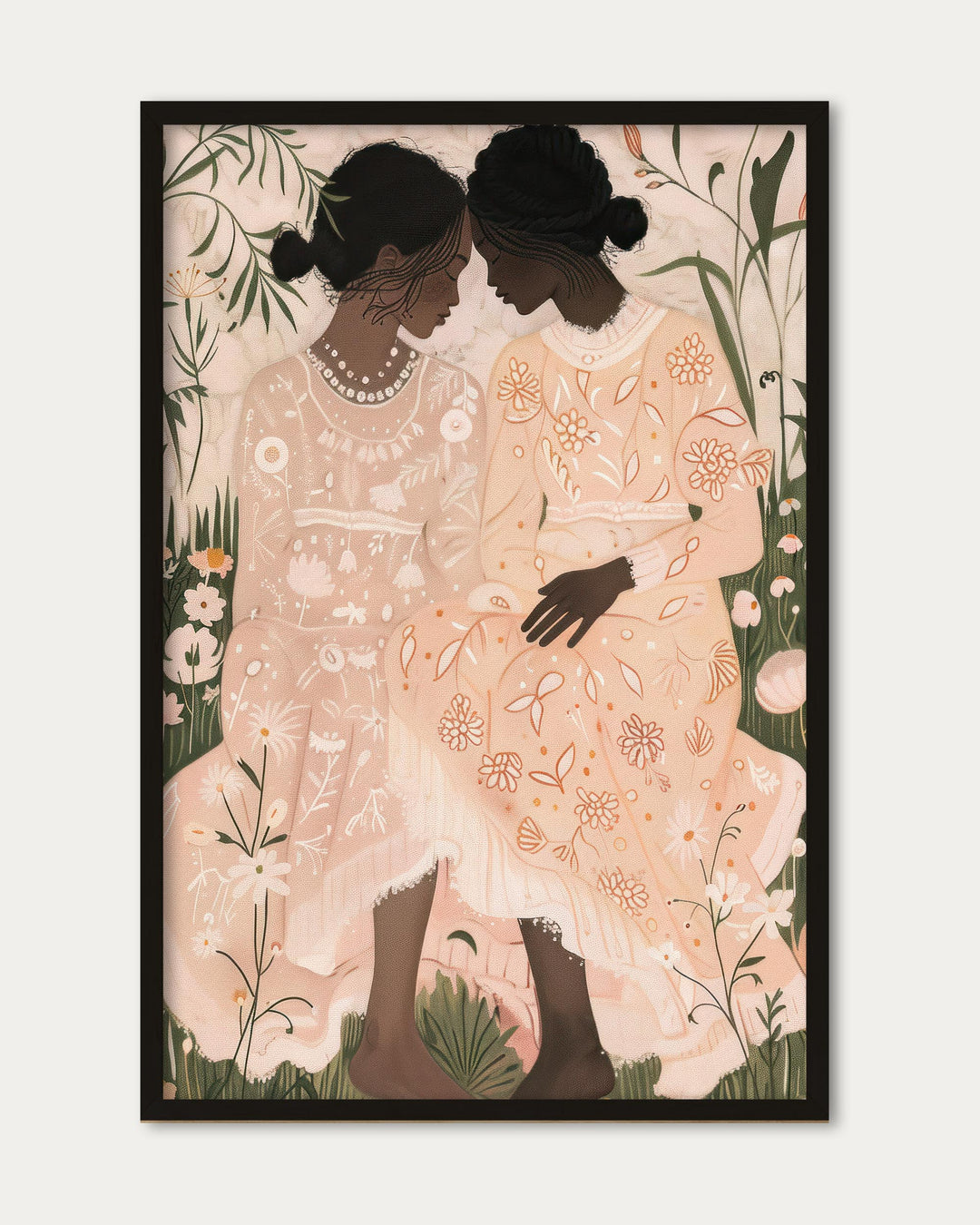 Floral Dress Art Print