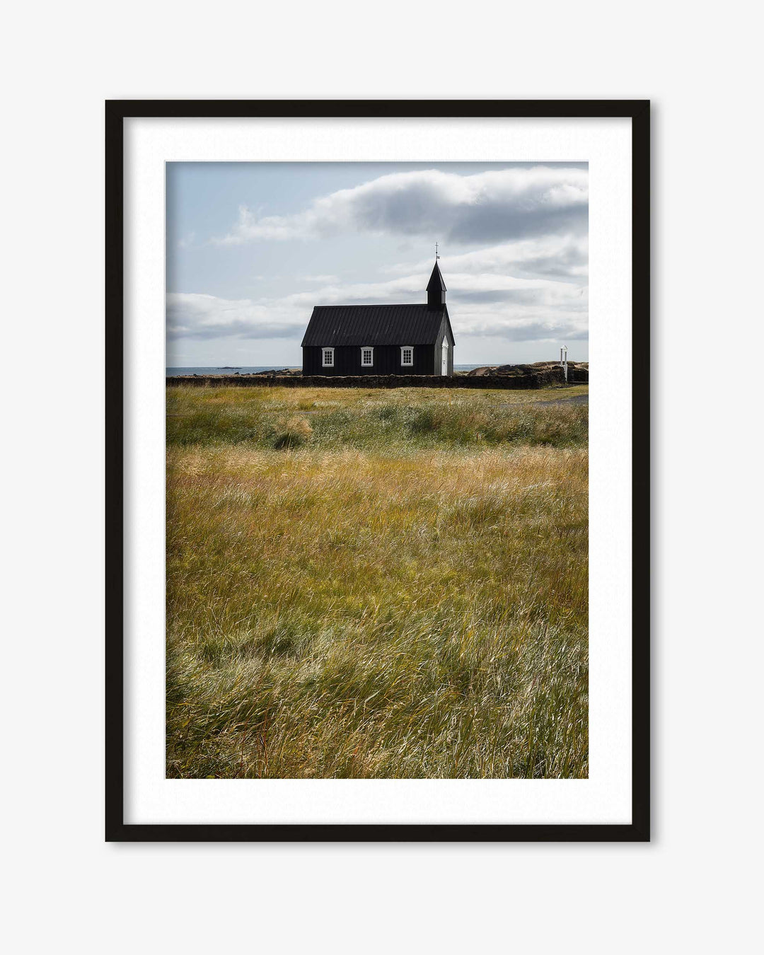 Church In A Field Wall Art Print