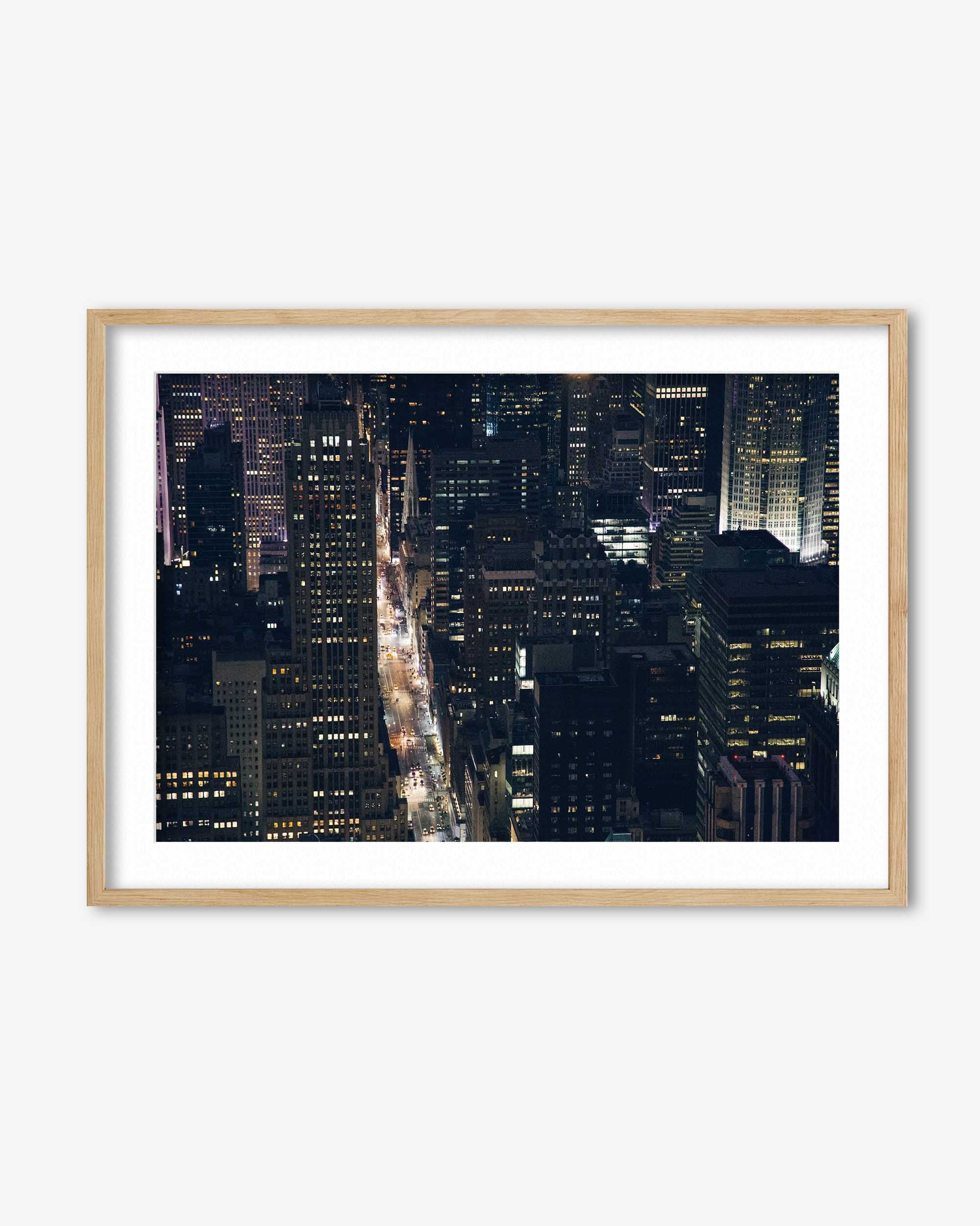 City Lights Wall Art Print