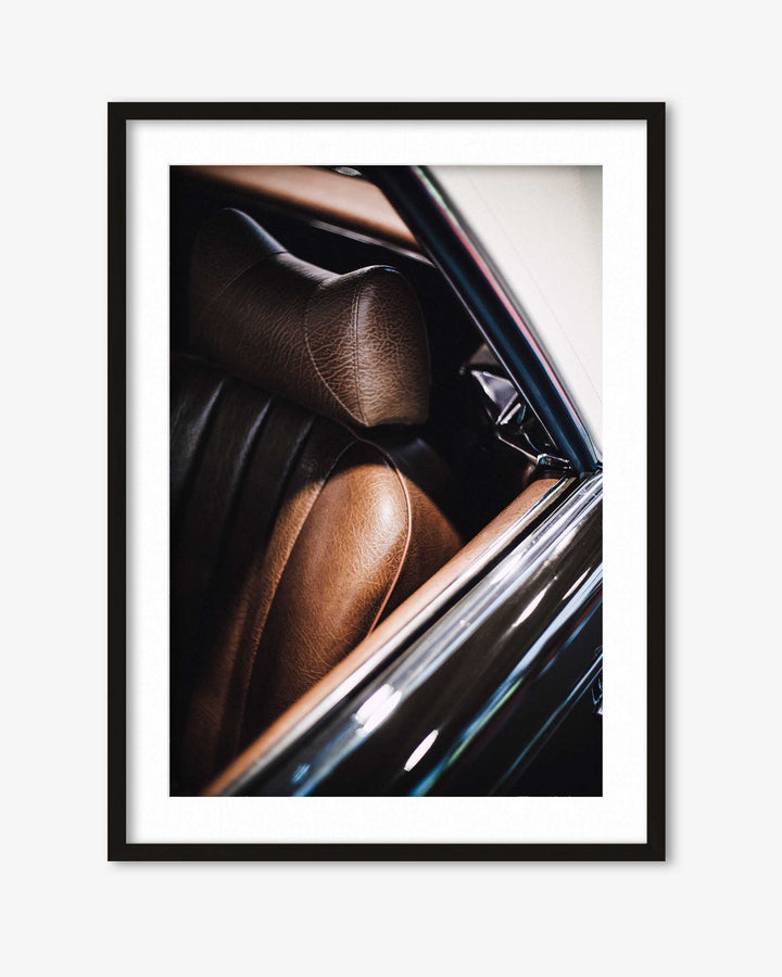 Leather Seat Wall Art Print