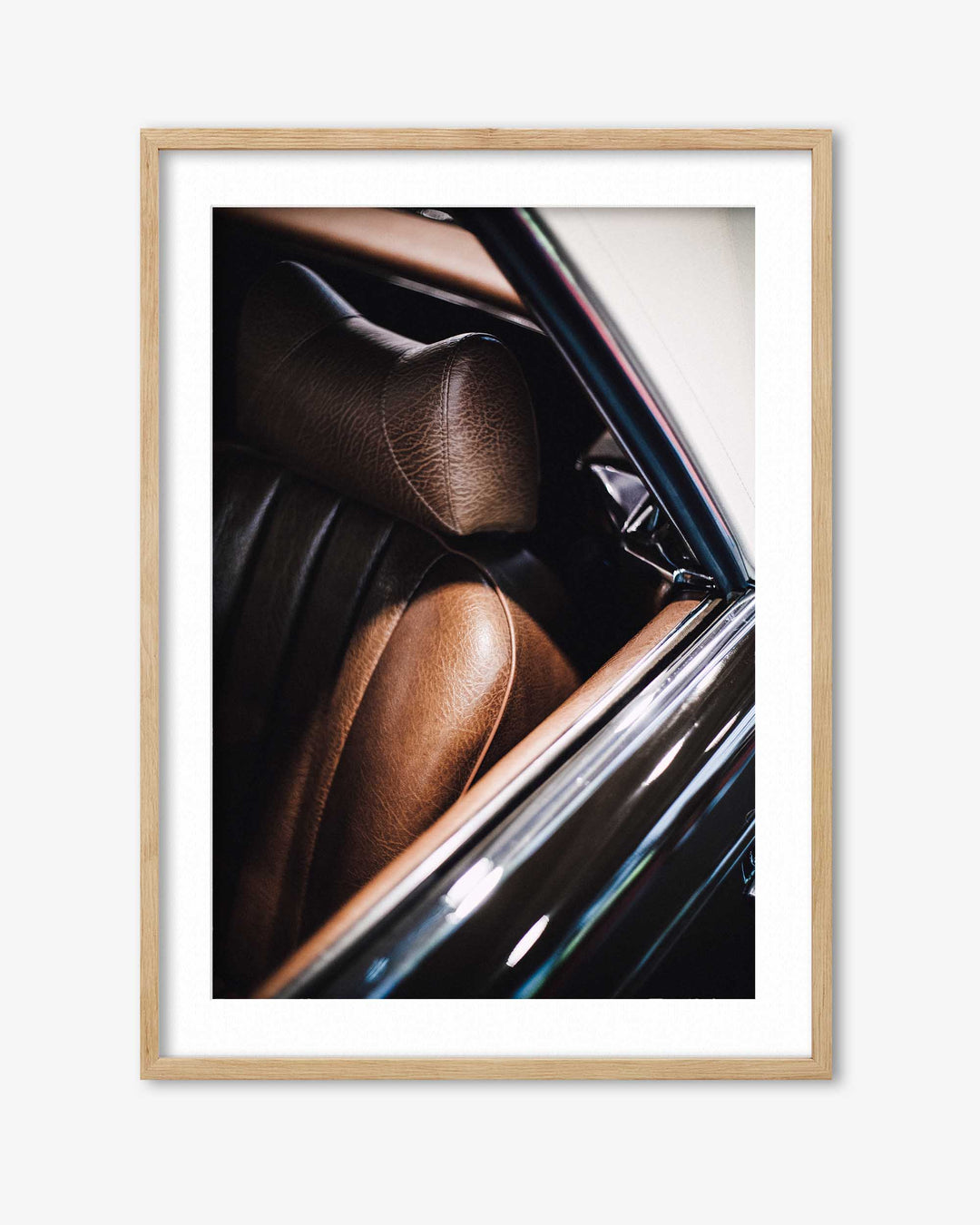 Leather Seat Wall Art Print