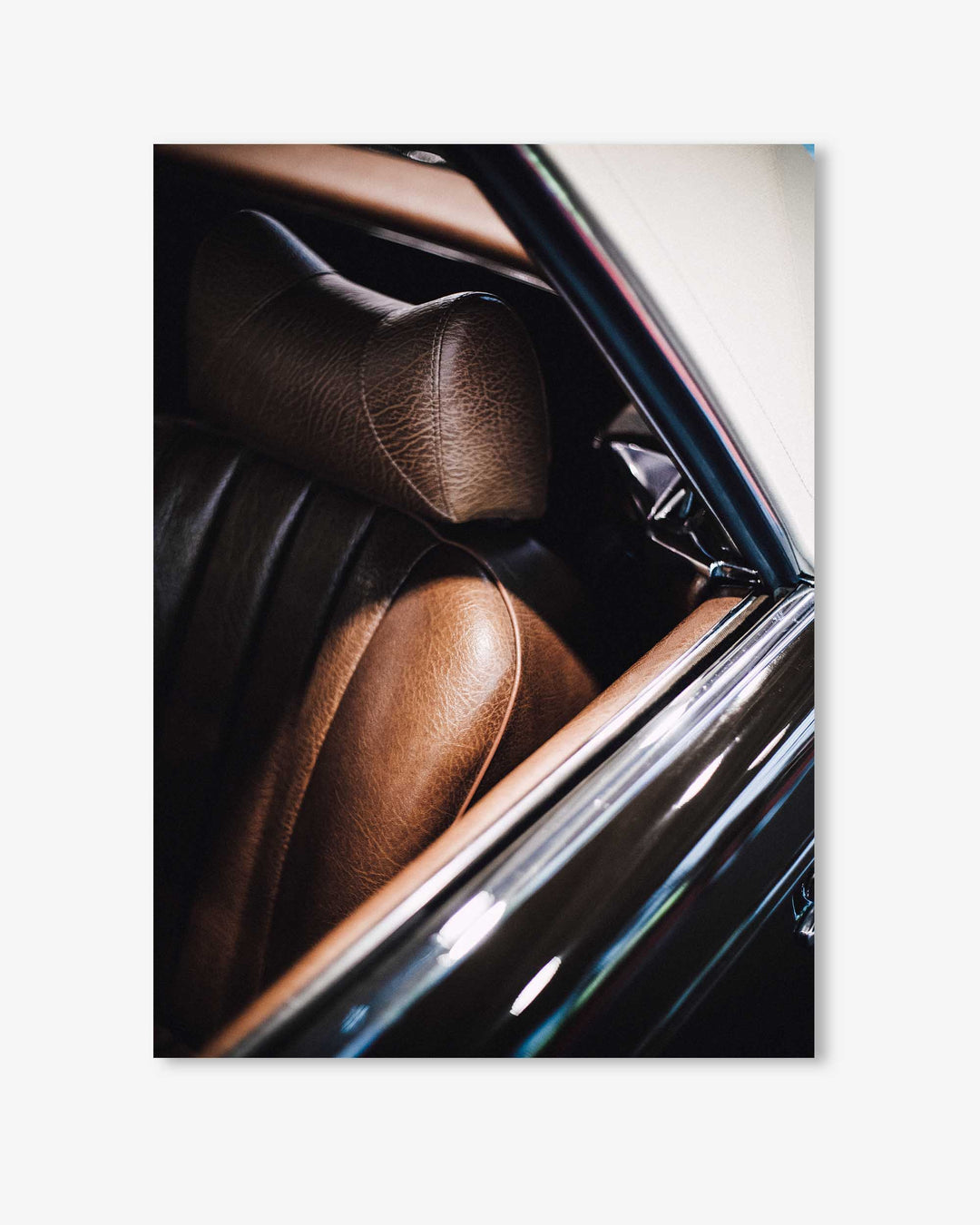 Leather Seat Wall Art Print