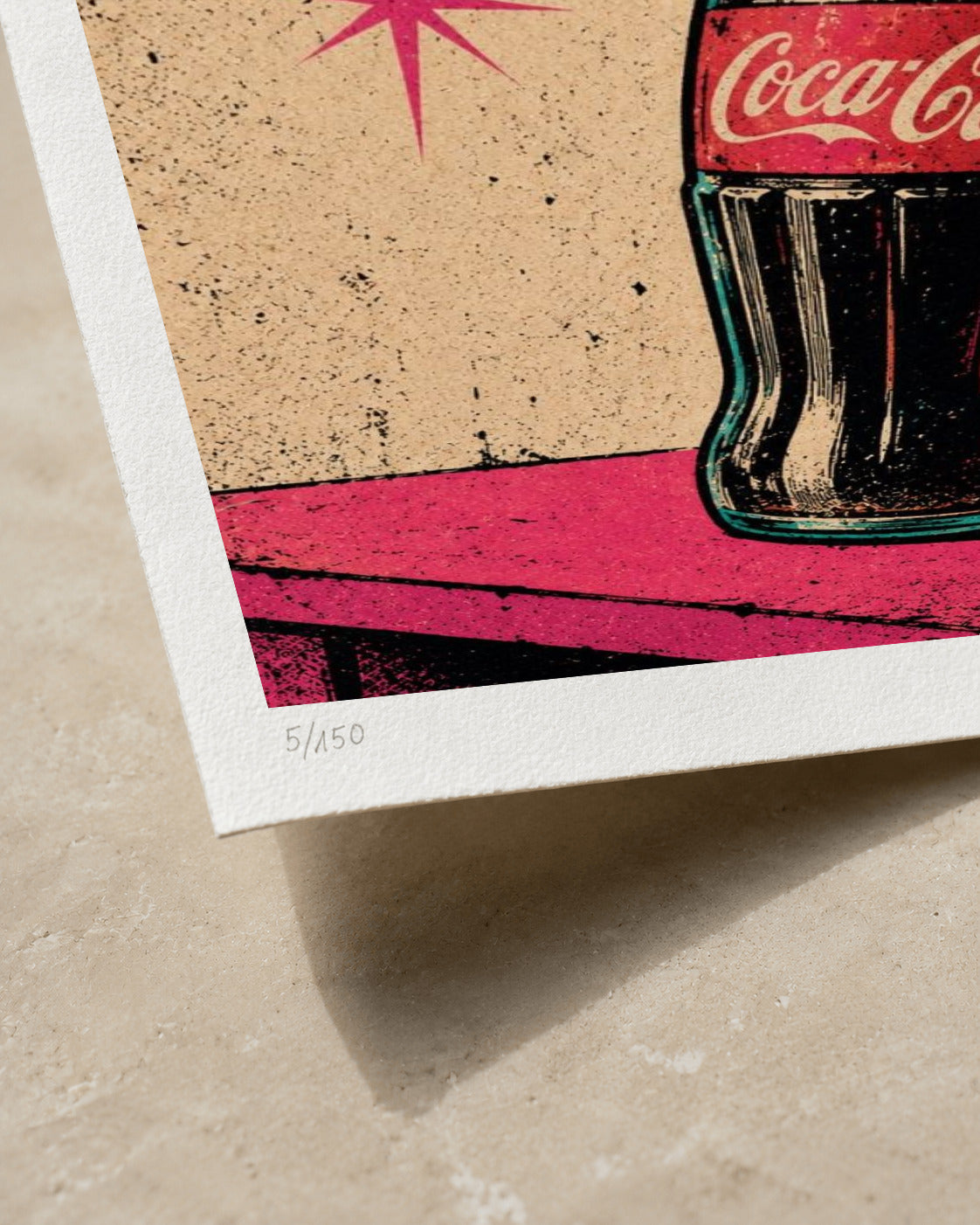 Classic Coke | Limited Edition Print — Close-up