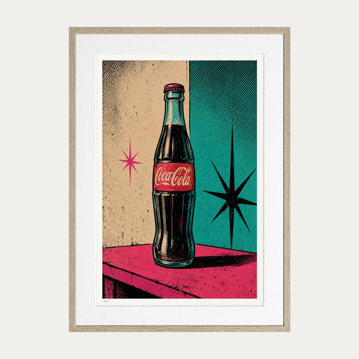 Classic Coke | Limited Edition Print — Oak Frame