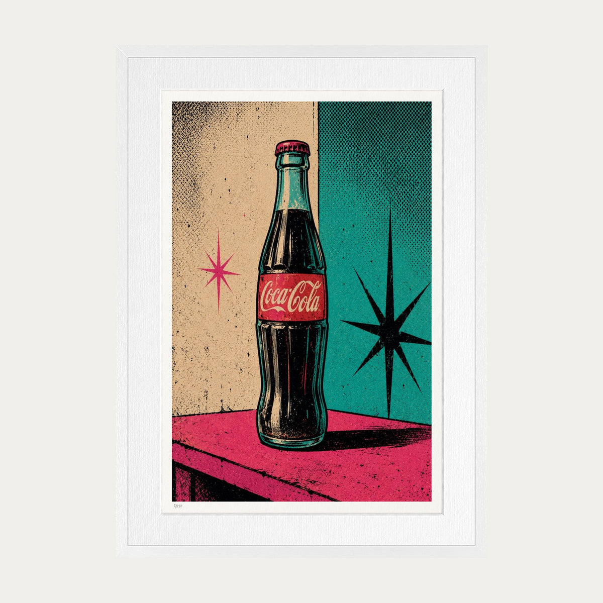 Classic Coke | Limited Edition Print — White Frame