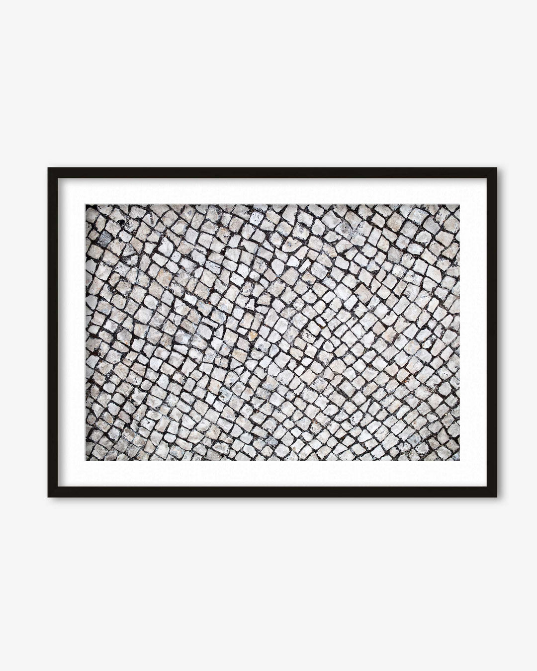 Cobalt Pavement Wall Art Print