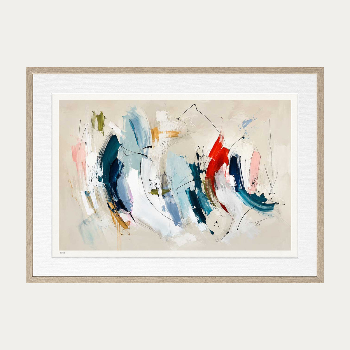 Colour Dance | Limited Edition Print — Oak Frame